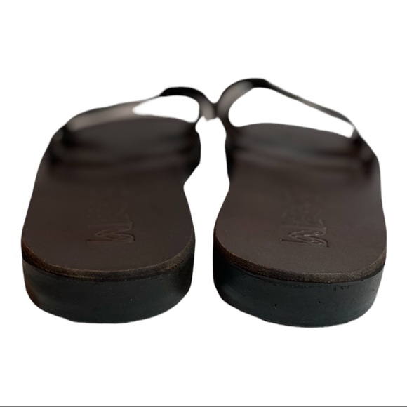 Sandalim Leather Flip Flops Size 9.5 EUR 41 - Picture 4 of 9